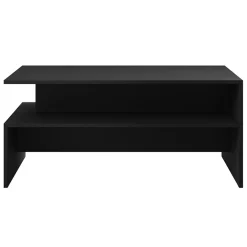 Garnero Arredamenti Tavolini Moderni|Tavolini Moderni-Tavolino da salotto design 100x45cm nero Emotion Gihome® Nero Opaco