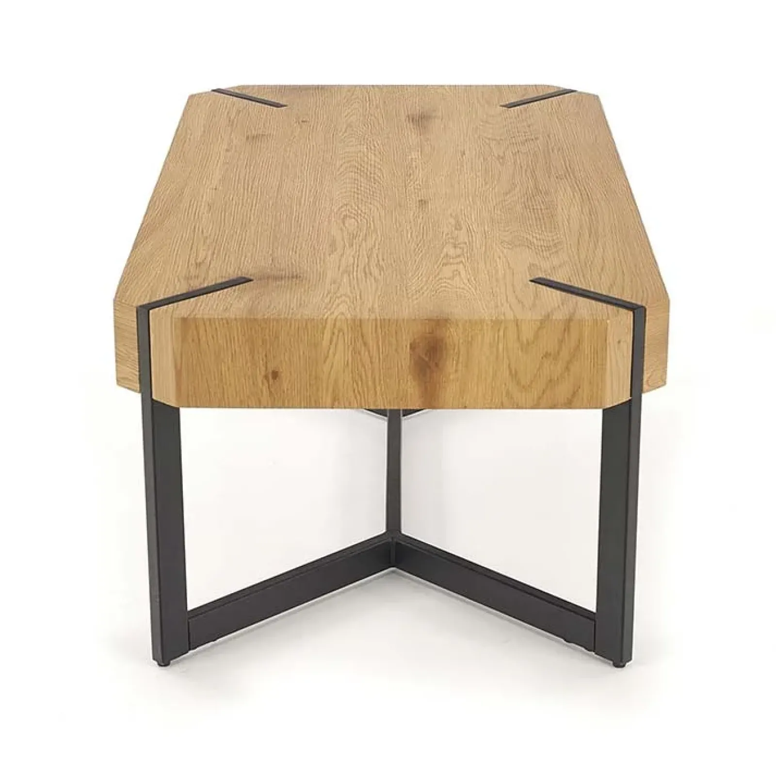 Garnero Arredamenti Tavolini Moderni|Tavolini Moderni-Tavolino da salotto design 110x60cm rovere dorato nero Murray