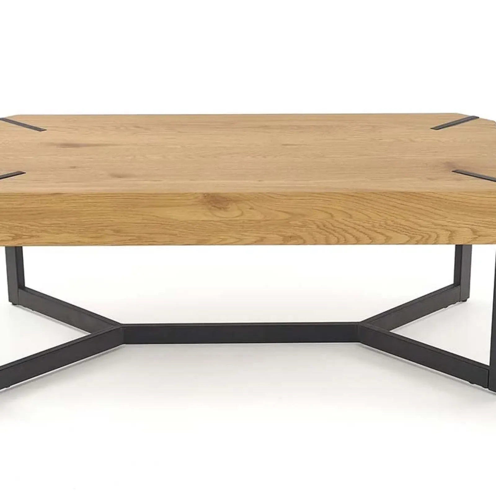 Garnero Arredamenti Tavolini Moderni|Tavolini Moderni-Tavolino da salotto design 110x60cm rovere dorato nero Murray