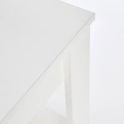 Garnero Arredamenti Tavolini Classici|Tavolini Classici-Tavolino da salotto moderno 60x52cm bianco Libano Bianco Opaco