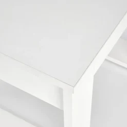 Garnero Arredamenti Tavolini Classici|Tavolini Classici-Tavolino da salotto moderno 60x52cm bianco Libano Bianco Opaco