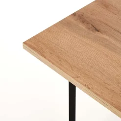 Garnero Arredamenti Tavolini Moderni|Tavolini Moderni-Tavolino da salotto moderno design 67x67cm rovere nodato nero Kobe