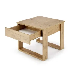 Garnero Arredamenti Tavolini Classici|Tavolini Classici-Tavolino da salotto moderno 60x52cm rovere Libano Rovere Rustico