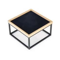 Garnero Arredamenti Tavolini Moderni|Tavolini Moderni-Tavolino da salotto quadrato 53x30cm rovere nero Algeria