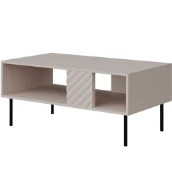 Garnero Arredamenti Tavolini Moderni|Tavolini Moderni-Tavolino da salotto 100x64cm con frontali decorati Daniele Beige