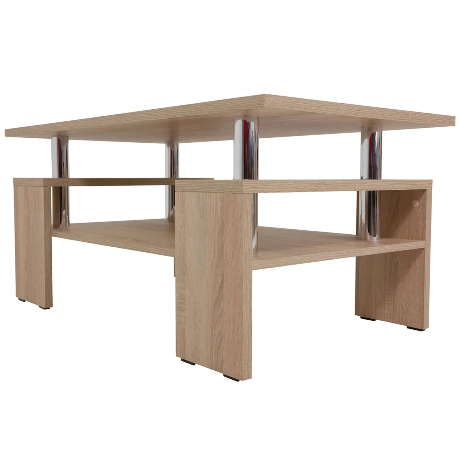 Garnero Arredamenti Tavolini Moderni|Tavolini Moderni-Tavolino da salotto 110x60cm design moderno Thalena Rovere sonoma