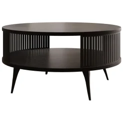 Garnero Arredamenti Tavolini Moderni|Tavolini Moderni-Tavolino da salotto 75x75cm design moderno nero Valeris Nero Opaco