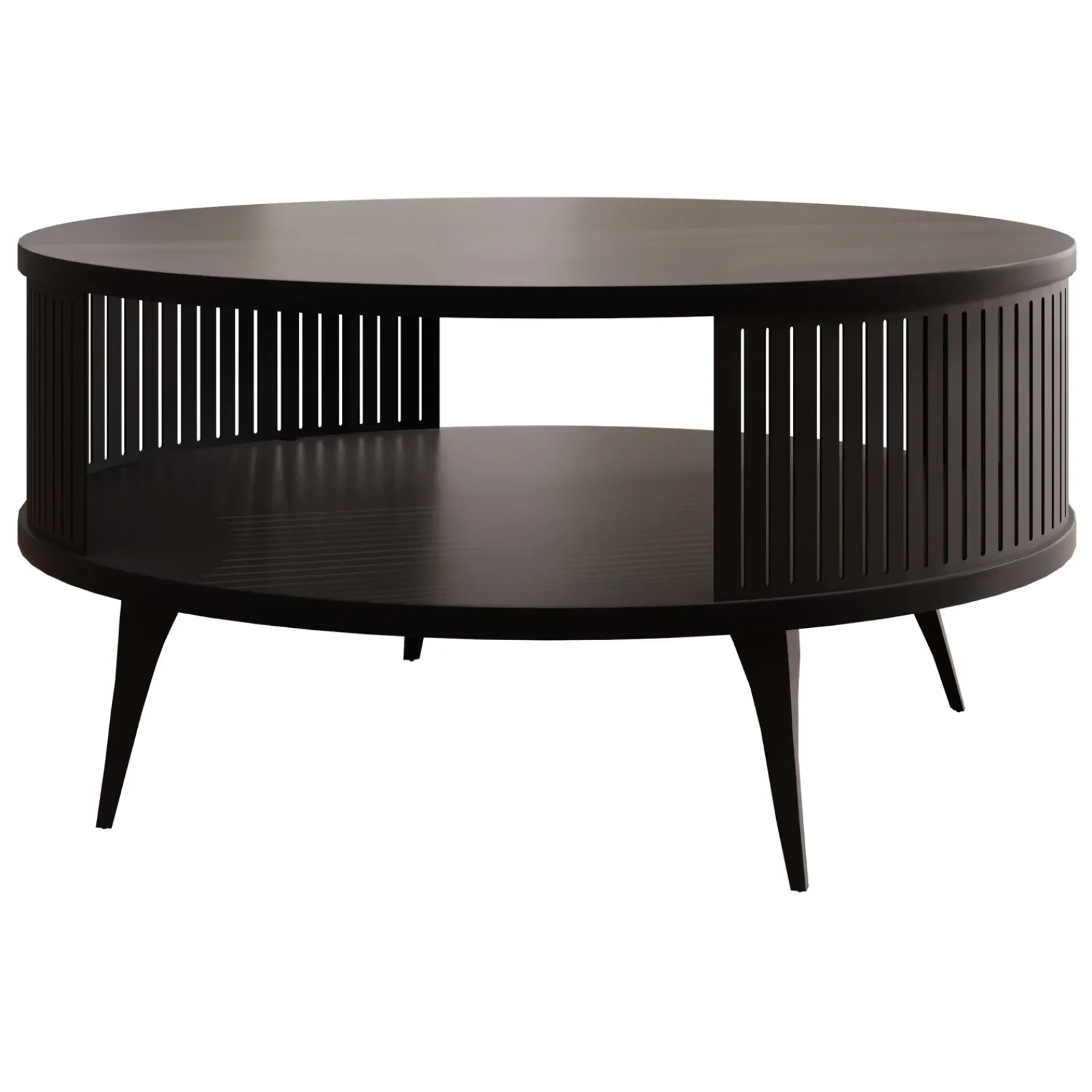 Garnero Arredamenti Tavolini Moderni|Tavolini Moderni-Tavolino da salotto 75x75cm design moderno nero Valeris Nero Opaco