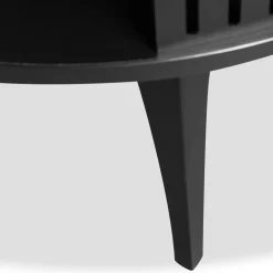 Garnero Arredamenti Tavolini Moderni|Tavolini Moderni-Tavolino da salotto 75x75cm design moderno nero Valeris Nero Opaco