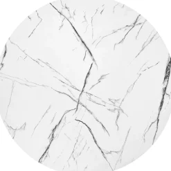 Garnero Arredamenti Tavolini Moderni|Tavolini Moderni-Tavolino da salotto 80x36cm effetto marmo bianco nero Elan