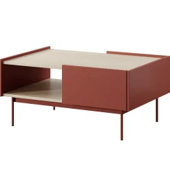 Garnero Arredamenti Tavolini Moderni|Tavolini Moderni-Tavolino salotto 97x65cm design moderno rosso Passion