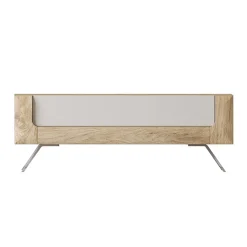 Garnero Arredamenti Tavolini Classici|Tavolini Classici-Tavolino 110x65cm da salotto 1 cassetto rovere tortora lucido Jumbo Tortora - Rovere