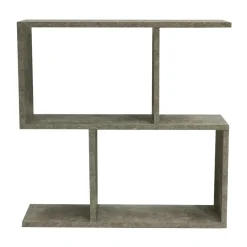 Garnero Arredamenti Tavolini Moderni|Tavolini Moderni-Tavolino 60x60cm da salotto con libreria design grigio antico Priocca Cemento