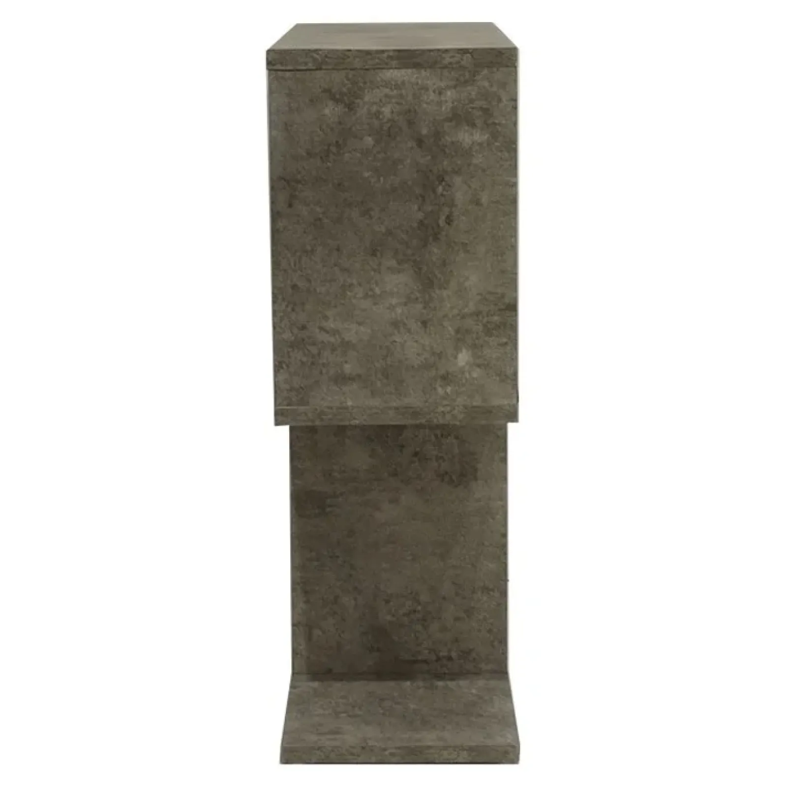 Garnero Arredamenti Tavolini Moderni|Tavolini Moderni-Tavolino 60x60cm da salotto con libreria design grigio antico Priocca Cemento