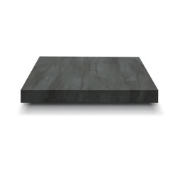 Garnero Arredamenti Tavoli Da Pranzo|Tavoli Allungabili-Tavolo 140/200 cm allungabile acciaio metallo Alanda Ossido