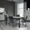 Garnero Arredamenti Tavoli Da Pranzo|Tavoli Allungabili-Tavolo 90/180 cm allungabile grigio cemento metallo Arex