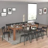 Garnero Arredamenti Tavoli In Legno|Tavoli Da Pranzo-Tavolo allungabile 120-200 cm rovere Block