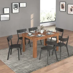Garnero Arredamenti Tavoli In Legno|Tavoli Da Pranzo-Tavolo allungabile 120-200 cm rovere Block