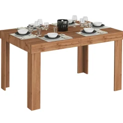 Garnero Arredamenti Tavoli In Legno|Tavoli Da Pranzo-Tavolo allungabile 120-200 cm rovere Block