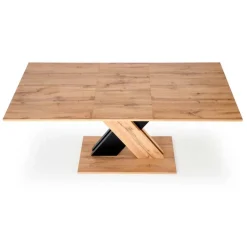 Garnero Arredamenti Tavoli Da Pranzo|Tavoli Allungabili-Tavolo allungabile 130/175cm da pranzo moderno rovere nero Brenta