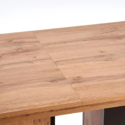 Garnero Arredamenti Tavoli Da Pranzo|Tavoli Allungabili-Tavolo allungabile 130/175cm da pranzo moderno rovere nero Brenta