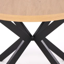 Garnero Arredamenti Tavoli Da Pranzo|Tavoli Allungabili-Tavolo allungabile 100/250cm da pranzo rovere dorato nero Agri