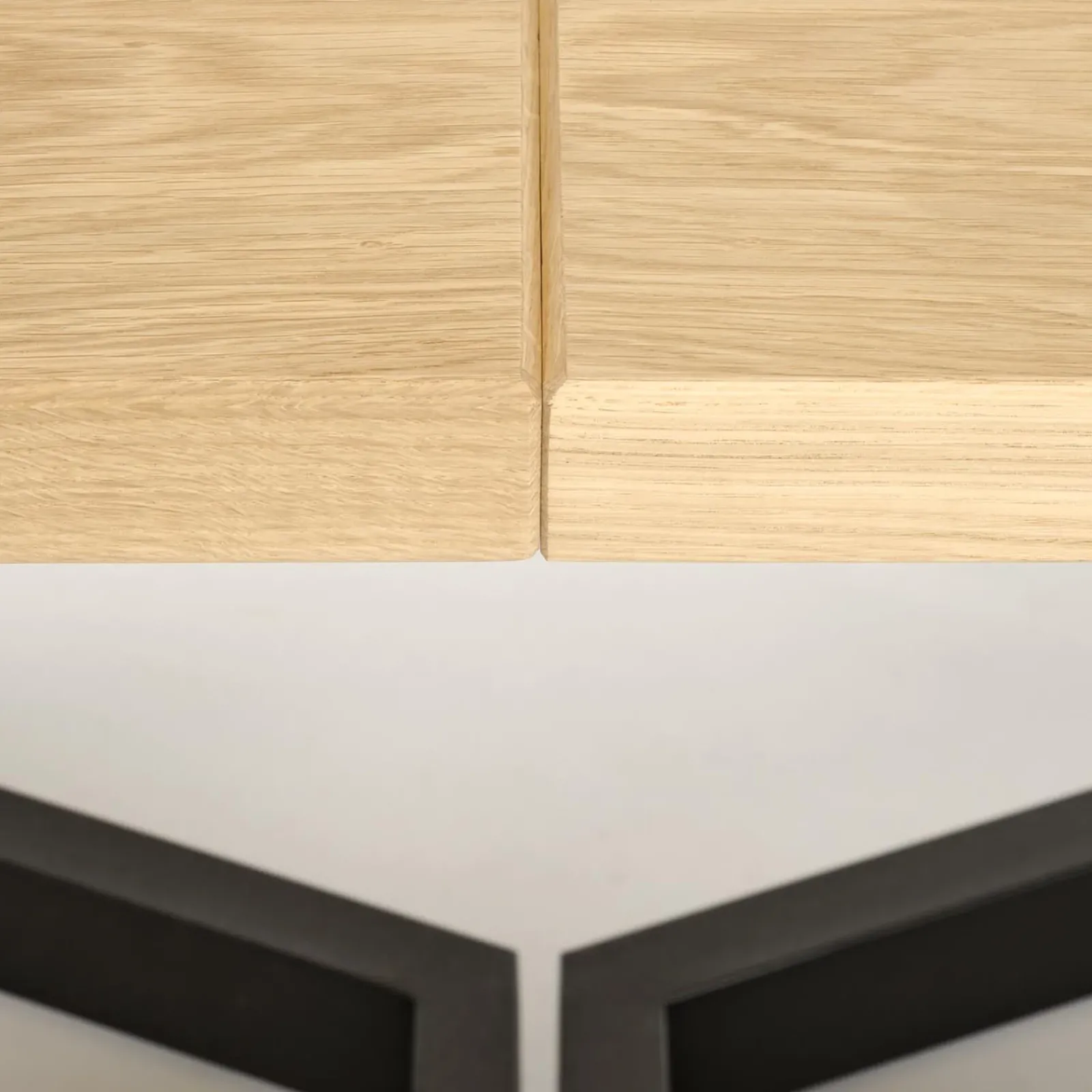 Garnero Arredamenti Tavoli Da Pranzo|Tavoli Allungabili-Tavolo allungabile 160/250cm industrial nero rovere Ridge Rovere - Nero