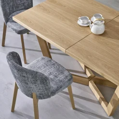 Garnero Arredamenti Tavoli Da Pranzo|Tavoli Allungabili-Tavolo allungabile 160/250cm industrial Ridge Rovere