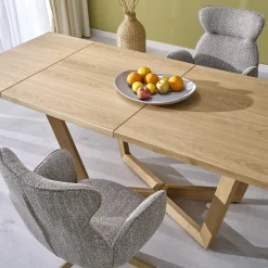 Garnero Arredamenti Tavoli Da Pranzo|Tavoli Allungabili-Tavolo allungabile 160/250cm industrial Ridge Rovere