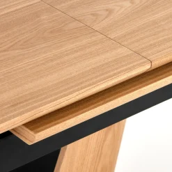 Garnero Arredamenti Tavoli Da Pranzo|Tavoli Allungabili-Tavolo allungabile 160/200cm moderno rovere nero Pescara