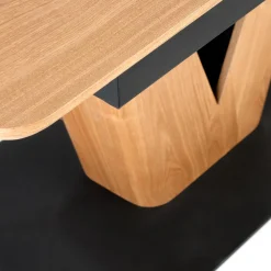 Garnero Arredamenti Tavoli Da Pranzo|Tavoli Allungabili-Tavolo allungabile 160/200cm moderno rovere nero Pescara