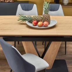 Garnero Arredamenti Tavoli Da Pranzo|Tavoli Allungabili-Tavolo allungabile 160/200cm moderno rovere nero Pescara