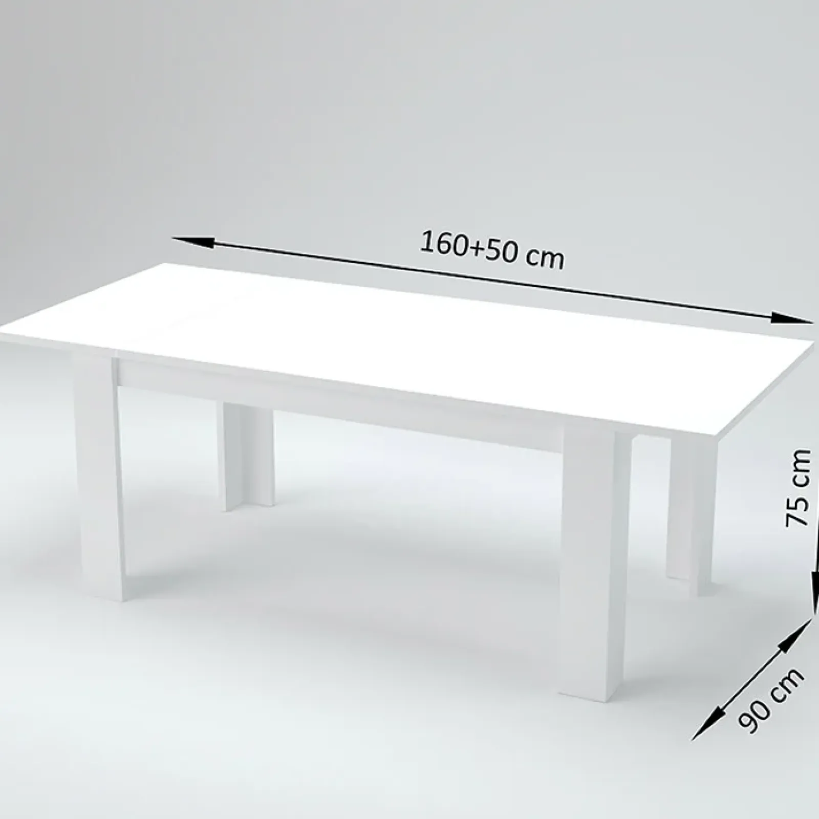 Garnero Arredamenti Tavoli Da Pranzo|Tavoli Allungabili-Tavolo allungabile 160-210cm Zenzero Ossido