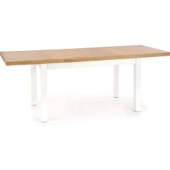 Garnero Arredamenti Tavoli In Legno|Tavoli Da Pranzo-Tavolo allungabile 140/220cm rettangolare rovere nodato bianco Ace Bianco - Rovere