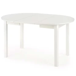 Garnero Arredamenti Tavoli Rotondi|Tavoli Da Pranzo-Tavolo allungabile 102/142cm rotondo da pranzo moderno bianco Lucci Bianco Opaco