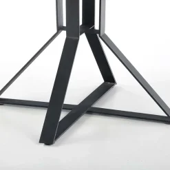 Garnero Arredamenti Tavoli Da Pranzo|Tavoli Allungabili-Tavolo allungabile 120/160cm rovere dorato nero Mason