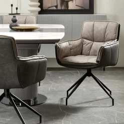 Garnero Arredamenti Tavoli Da Pranzo|Tavoli Allungabili-Tavolo allungabile da pranzo 160/220cm bianco grigio chiaro Ignazio