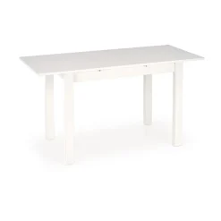 Garnero Arredamenti Tavoli In Legno|Tavoli Da Pranzo-Tavolo allungabile moderno 100/135cm bianco Astana Bianco Opaco