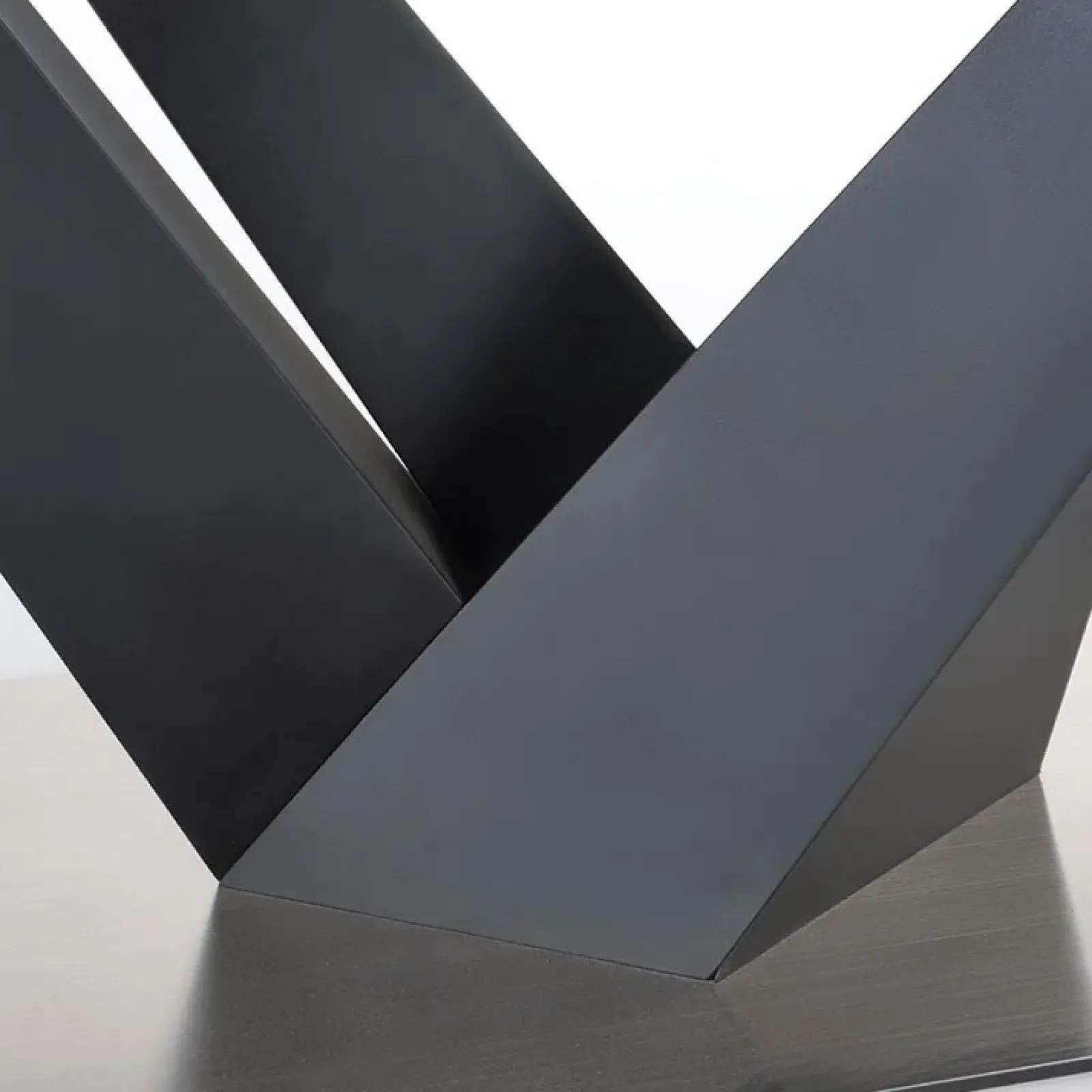 Garnero Arredamenti Tavoli Da Pranzo|Tavoli Allungabili-Tavolo allungabile moderno 160/200cm grigio scuro nero Blasco