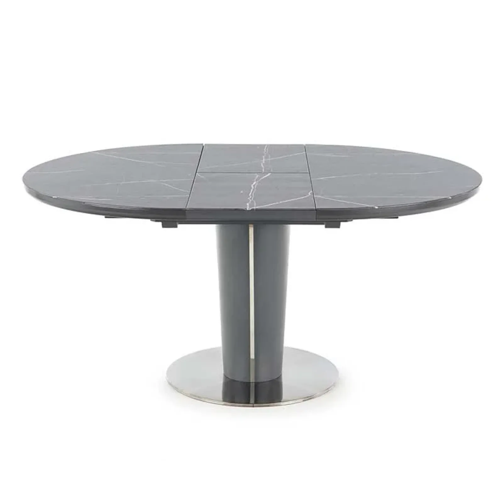 Garnero Arredamenti Tavoli Da Pranzo|Tavoli Allungabili-Tavolo allungabile moderno 120/160cm marmo grigio Donald