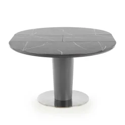 Garnero Arredamenti Tavoli Da Pranzo|Tavoli Allungabili-Tavolo allungabile moderno 120/160cm marmo grigio Donald