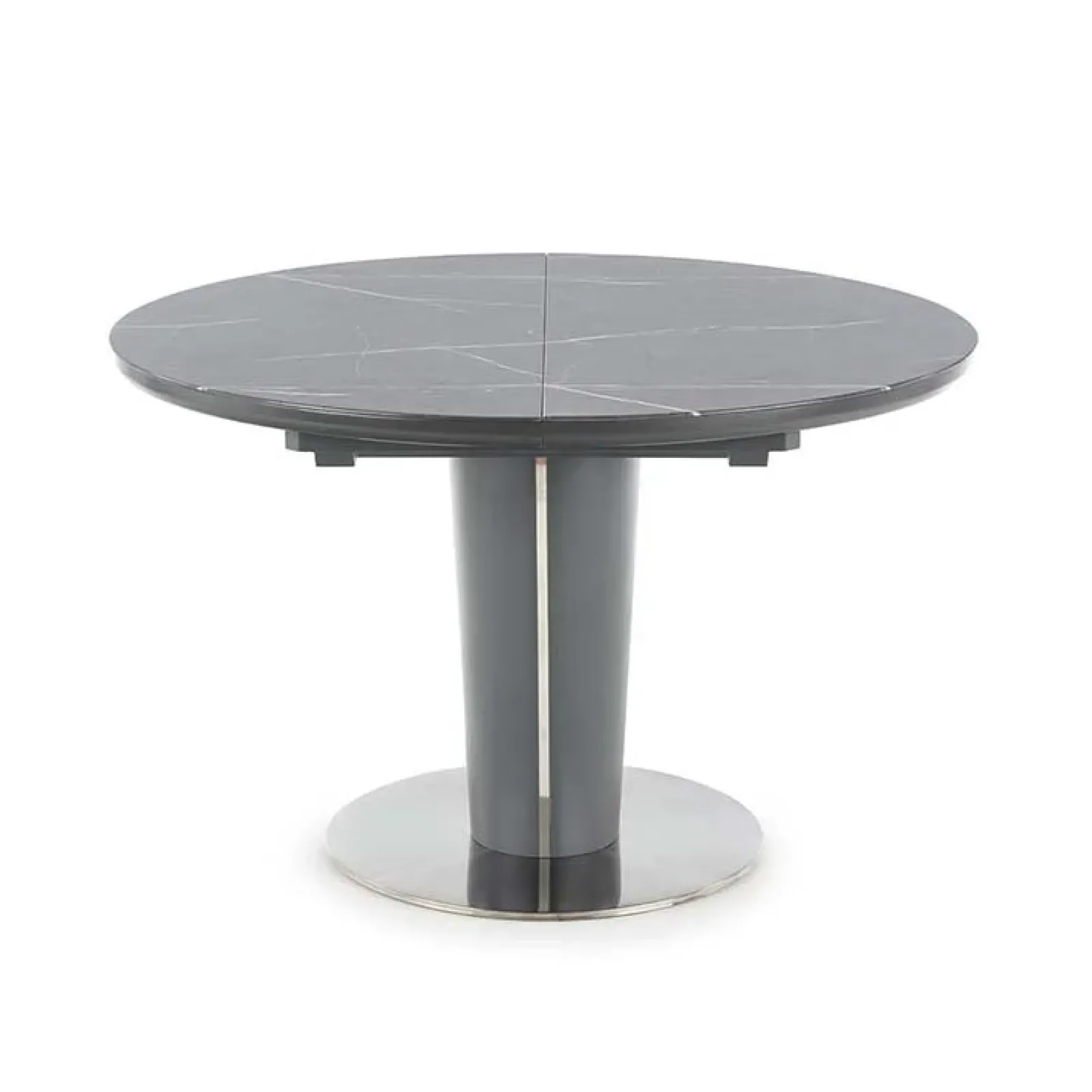 Garnero Arredamenti Tavoli Da Pranzo|Tavoli Allungabili-Tavolo allungabile moderno 120/160cm marmo grigio Donald