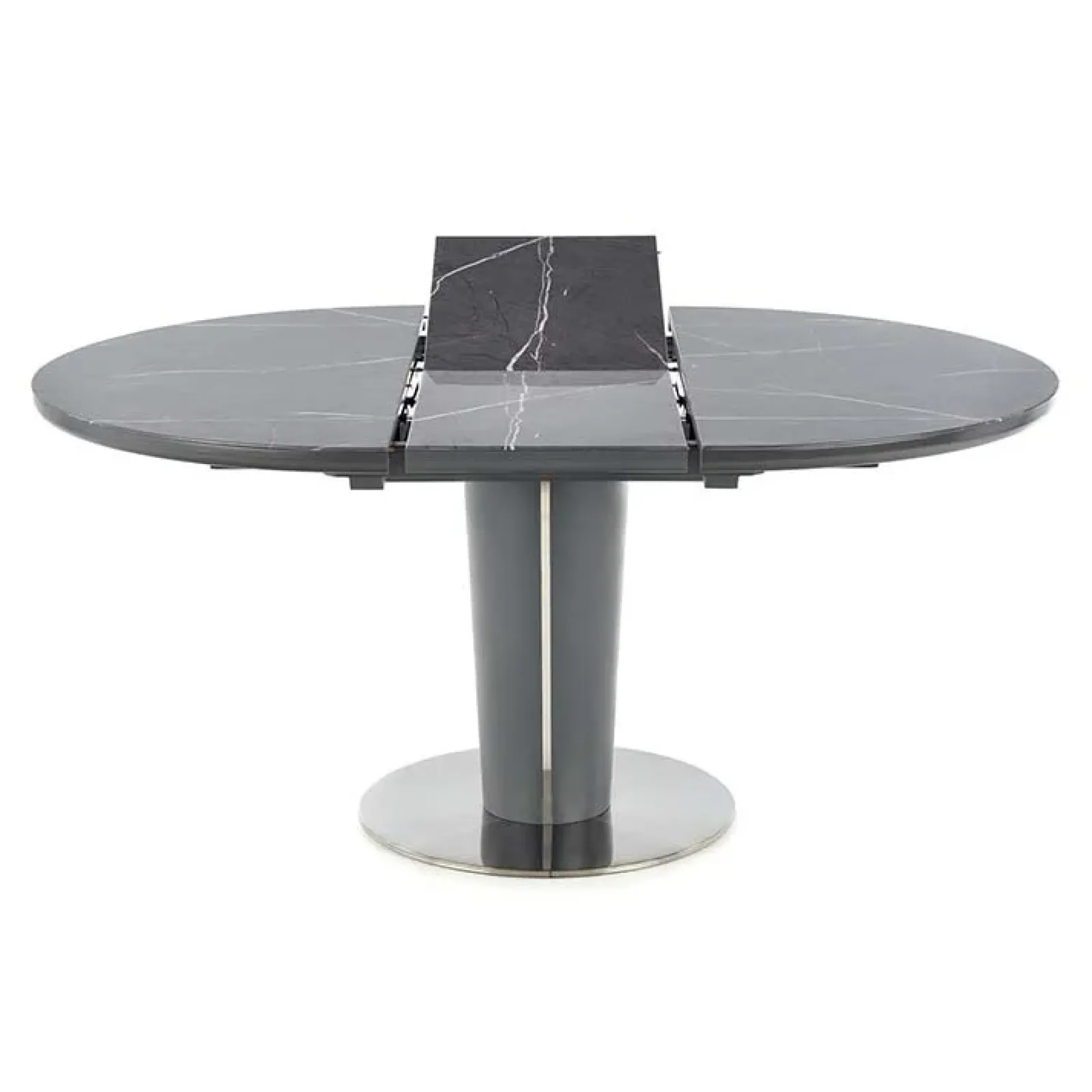 Garnero Arredamenti Tavoli Da Pranzo|Tavoli Allungabili-Tavolo allungabile moderno 120/160cm marmo grigio Donald