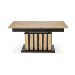 Garnero Arredamenti Tavoli In Legno|Tavoli Da Pranzo-Tavolo allungabile moderno 130/170cm rovere nero Ottowa