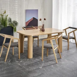 Garnero Arredamenti Tavoli Da Pranzo|Tavoli Allungabili-Tavolo allungabile moderno 160/240cm rovere Erevan
