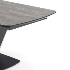 Garnero Arredamenti Tavoli Da Pranzo|Tavoli Allungabili-Tavolo allungabile moderno 180/230cm grigio scuro nero Zara