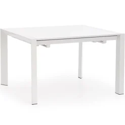 Garnero Arredamenti Tavoli Da Pranzo|Tavoli Allungabili-Tavolo allungabile moderno 130/250cm bianco lucido Falco Gihome®