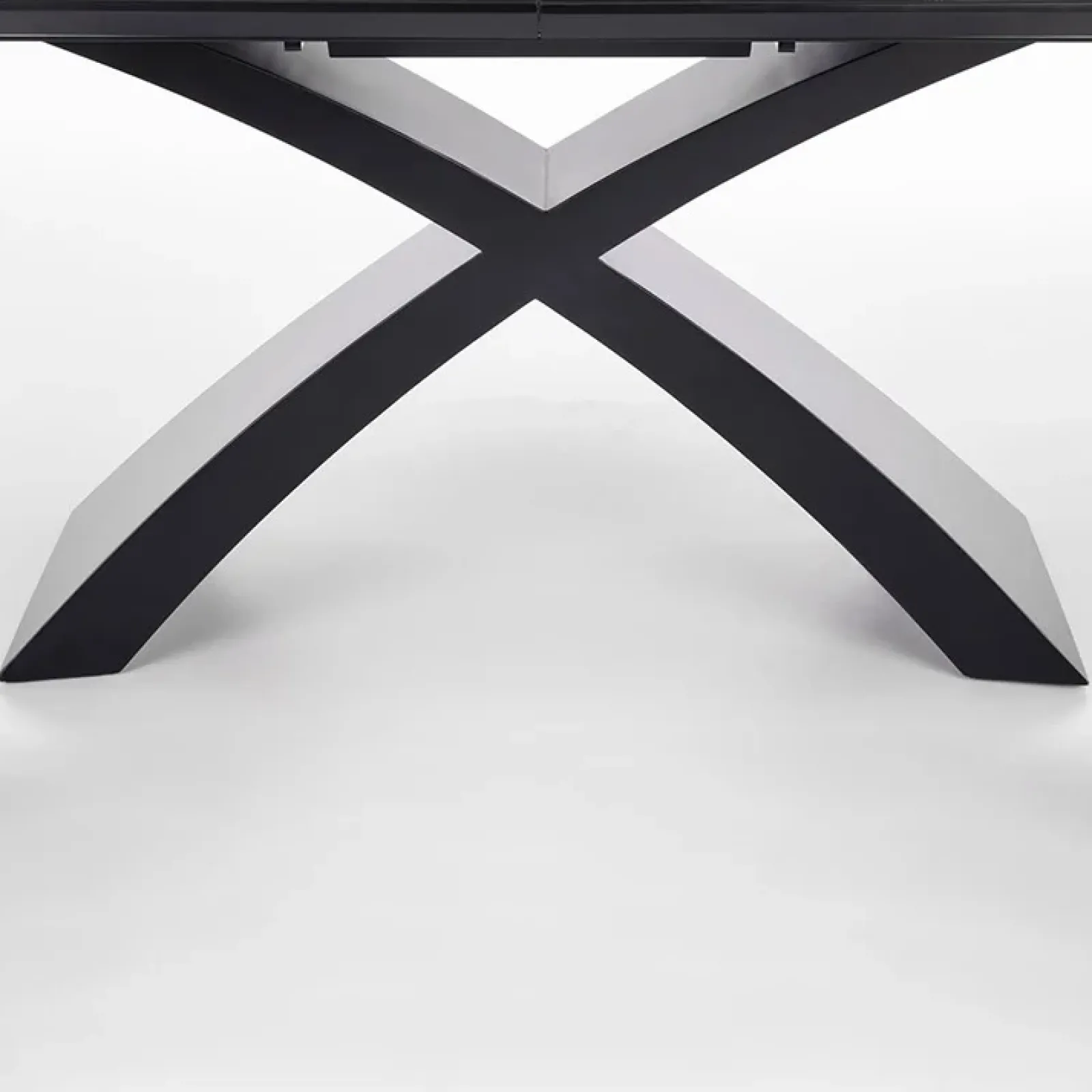 Garnero Arredamenti Tavoli Da Pranzo|Tavoli Allungabili-Tavolo allungabile moderno 180/220cm grigio scuro nero Borgia