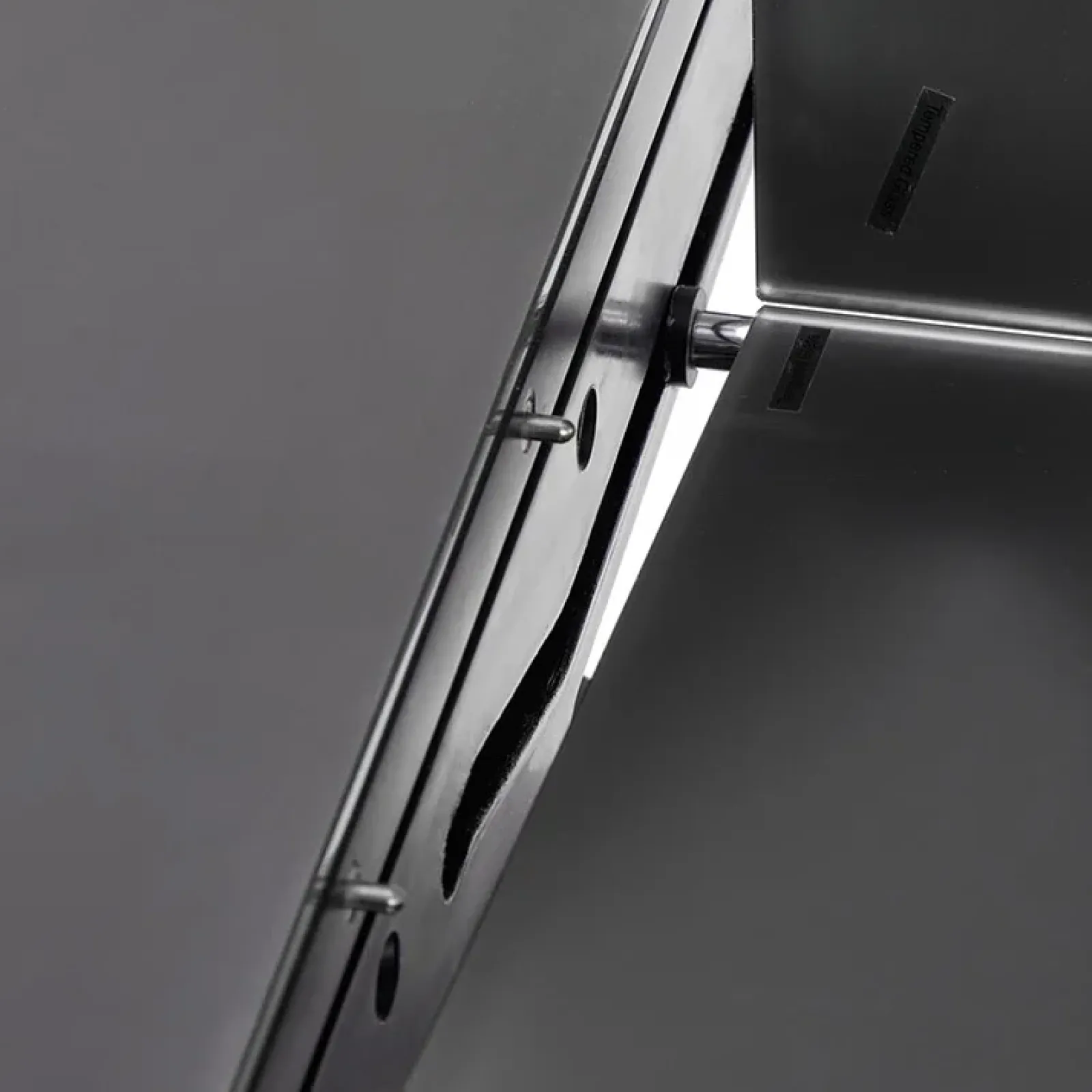 Garnero Arredamenti Tavoli Da Pranzo|Tavoli Allungabili-Tavolo allungabile moderno 180/220cm grigio scuro nero Borgia