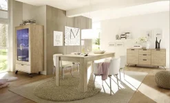 Garnero Arredamenti Tavoli Da Pranzo|Tavoli Allungabili-Tavolo allungabile rettangolare 137/185cm sherwood oak Juvena